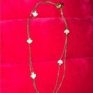 Gold Heart Charm Necklace